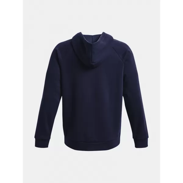  Moški pulover UNDER ARMOUR RIVAL FLEECE FZ HOODIE 1379767-410 MODRA 