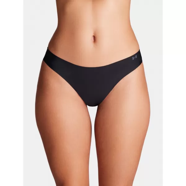  Ženske tangice UNDER ARMOUR PURE STRETCH NS TANGA 1383893-001 ČRNA 