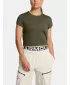 Ženska majica s kratkimi rokavi UNDER ARMOUR MERIDIAN BABY TEE 1387729-390 ZELENA