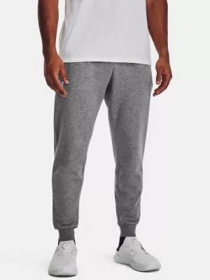 Moške trenirke UNDER ARMOUR RIVAL FLEECE JOGGERS 1379774-025 SIVA