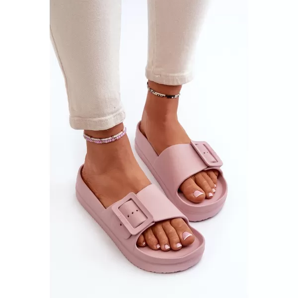  BIG STAR Ženski natikači NN274A663 PINK Big Star Shoes 