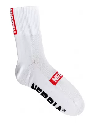 EXTRA MILE” nogavice crew 103 WHITE Nebbia