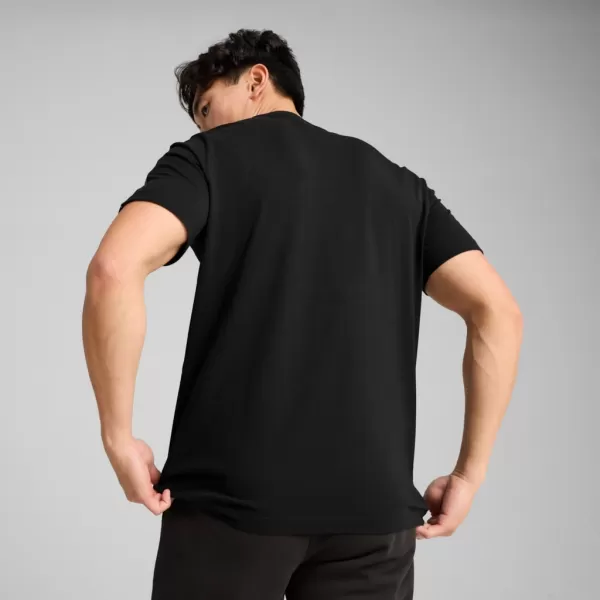  Moška majica s kratkimi rokavi PUMA ESS TAPE TEE 684674-01 ČRNA 
