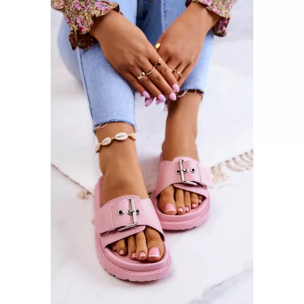  Modni ženski natikači BIG STAR JJ274A308 PINK Big Star Shoes 