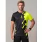 Moška premium funkcionalna majica s kratkimi rokavi ALTISPORT VOJ/ALM112TR01 ČRNO-FLUO RUMENA