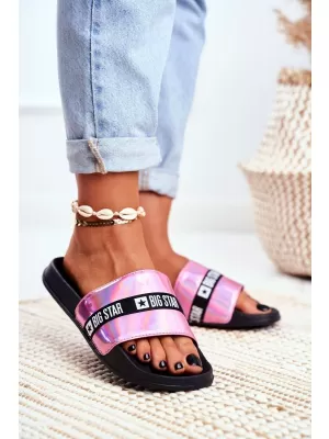 Modni ženski natikači BIG STAR GG274008 PINK Big Star Shoes