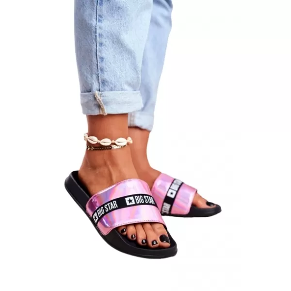  Modni ženski natikači BIG STAR GG274008 PINK Big Star Shoes 