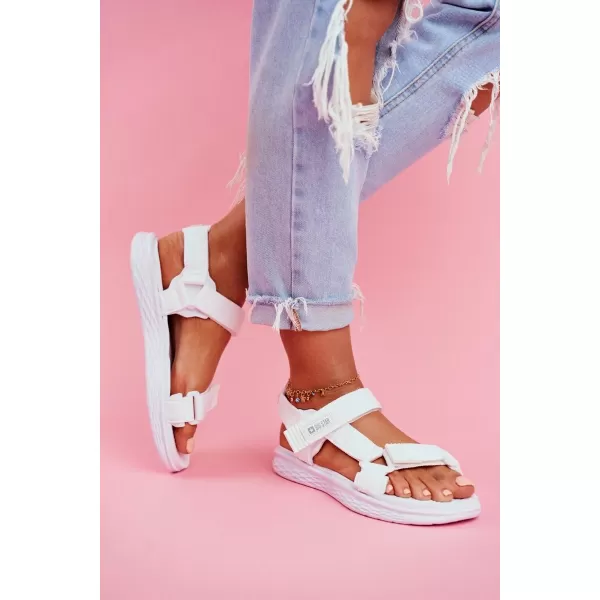  Ženski sandali BIG STAR FF274A603 WHITE Big Star Shoes 