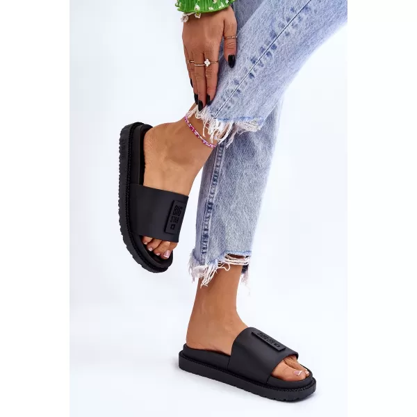  Ženski natikači BIG STAR LL274429 BLACK Big Star Shoes 