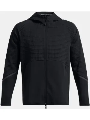 Moški pulover UNDER ARMOUR UNSTOPPABLE FLC GRID FZ 1386543-001 ČRNA