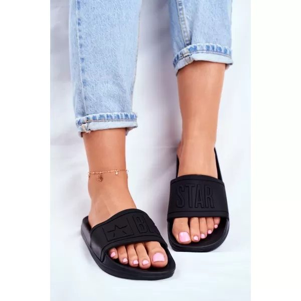  Modni ženski natikači BIG STAR DD274A271 BLACK Big Star Shoes 