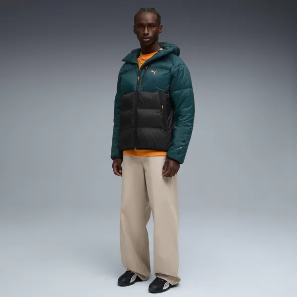  Moška jakna PUMA TECH PRIMALOFT PUFFER JACKET 632165-75 ZELENA 