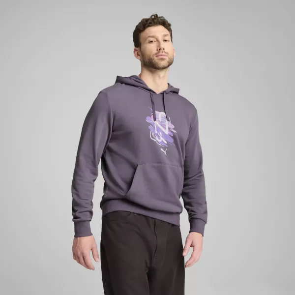  Moška jopica PUMA NEYMAR JR CREATIVITY HOODIE 660099_01 VIJOLIČNO OGLJE 