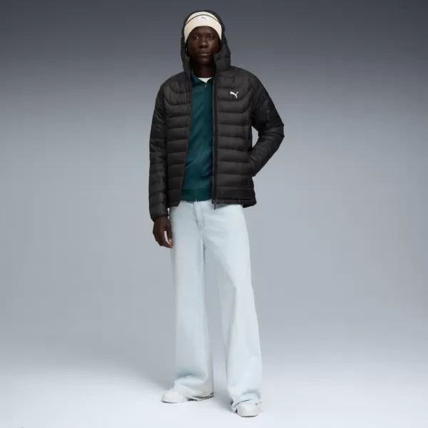  Moška jakna PUMA PACKLITE HOODED DOWN JACKET 685221-01 ČRNA 