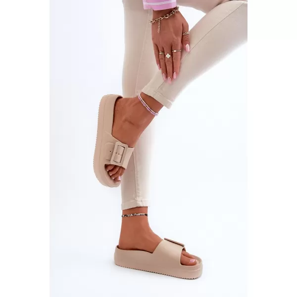  Ženski natikači BIG STAR NN274A666 BEIGE Big Star Shoes 