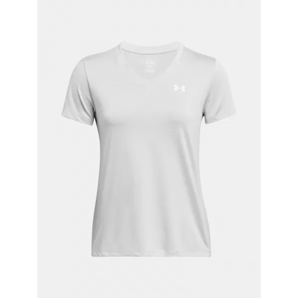  Ženska majica s kratkimi rokavi UNDER ARMOUR TECH SSV- TWIST 1384227-014 SIVA 