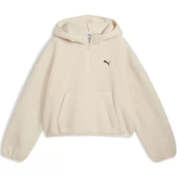  Damske trenirke PUMA WARDROBE ESS OVERSIZED POLAR FLEECE HOODIE 632048-87 BELA 