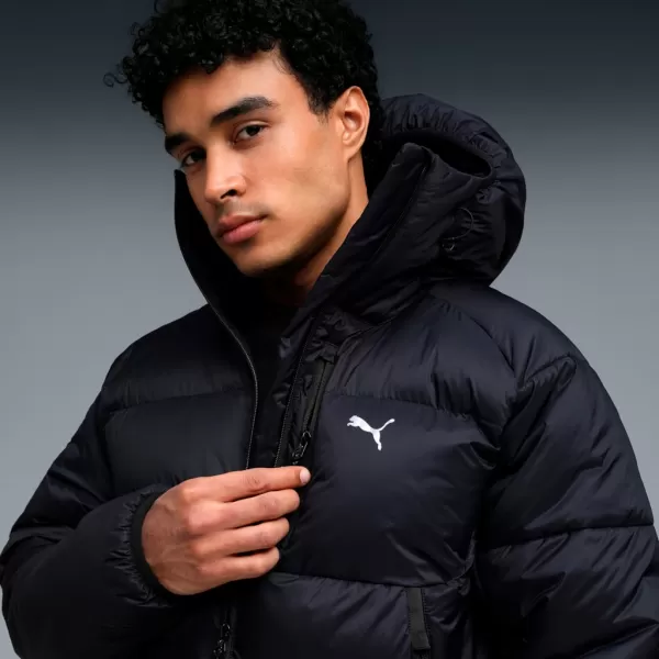  Moška jakna PUMA TECH PRIMALOFT PUFFER JACKET 632165-01 ČRNA 