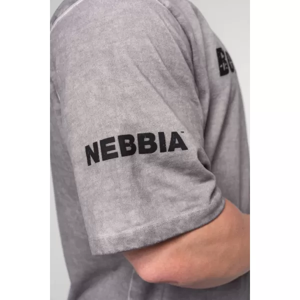  Sprana bombažna majica s kratkimi rokavi GRIND 370 SVETLO SIVA Nebbia 