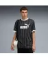 Moški dres PUMA ESS STRIPED JERSEY 688263-01 ČRNA