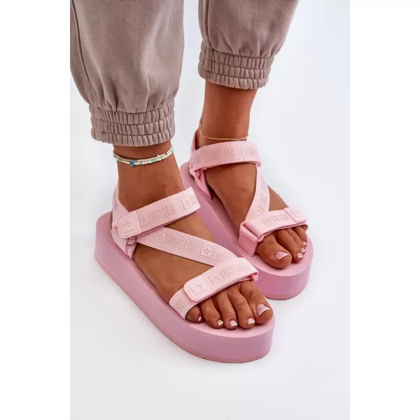  Ženski sandali BIG STAR NN274A533 PINK Big Star Shoes 