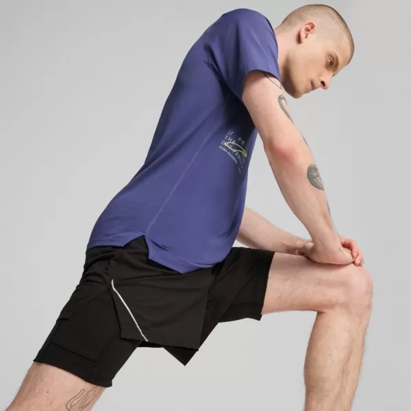 Kratke hlače PUMA M RUN ULTRAWEAVE 2IN1 5"" SHORT​ 526635-01 ČRN 