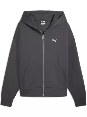 Moška jopica PUMA WARDROBE ESS BOXY FULL-ZIP HOODIE DK 632066-44 SIVA