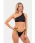 Bikini kopalke z eno ramo Bandeau - Top 448 BLACK Nebbia