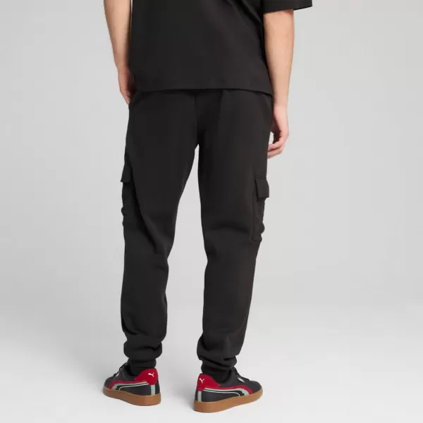  Moške trenirke PUMA ESS CARGO PANTS FL CL 682656-01 ČRNA 