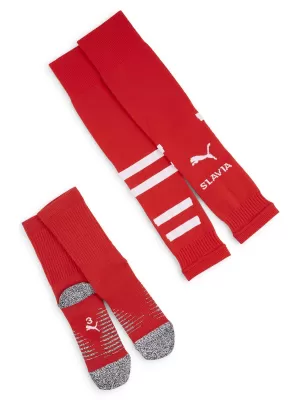 Nogomet PUMA TEAM SKS GRAPHIC SOCKS PROMO 775220_03 PUMA RED/PUMA WHITE