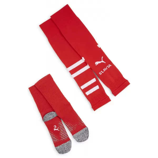  Nogomet PUMA TEAM SKS GRAPHIC SOCKS PROMO 775220_03 PUMA RED/PUMA WHITE 