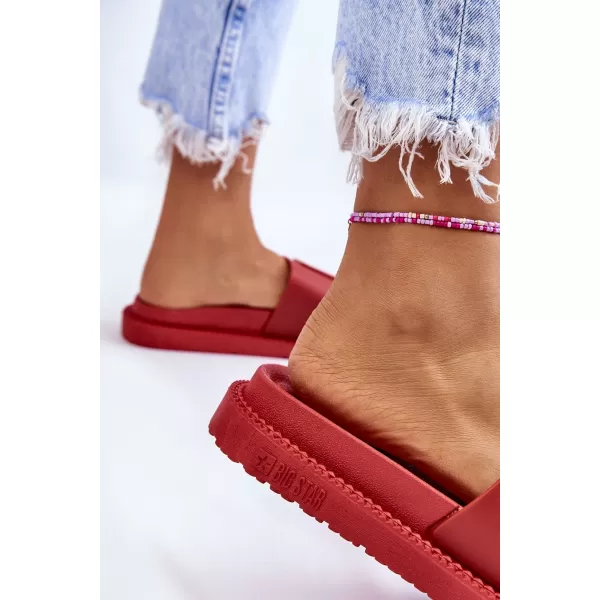  Ženski natikači BIG STAR LL274430 RED Big Star Shoes 