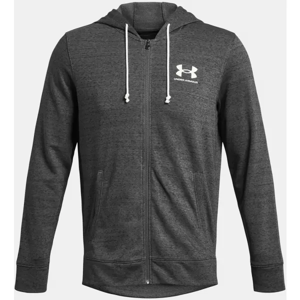  Moški pulover UNDER ARMOUR UA RIVAL TERRY LC FZ SIVA 