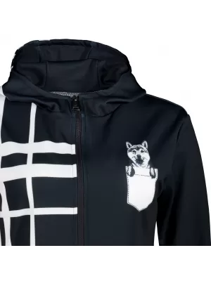 Ženski vrhunski funkcionalni pulover z zadrgo ALTISPORT VOJ/ALW098MI02 SHIBA