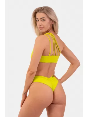 Bikini top z eno ramo Bandeau - Top 448 GREEN Nebbia