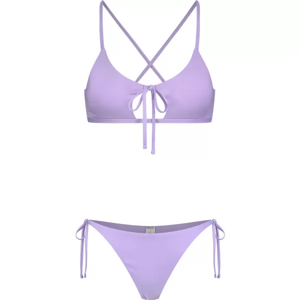  Ženski bikini - zgornji del NORDBLANC NBSSS8211 VIJOLIČNA 