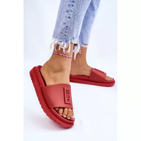  Ženski natikači BIG STAR LL274430 RED Big Star Shoes 