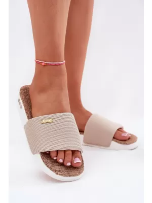 Ženski natikači BIG STAR RR274A102 BEIGE Big Star Shoes