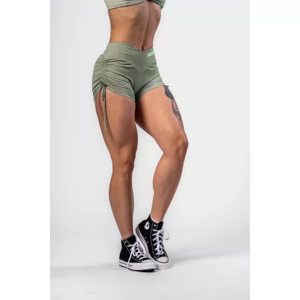  Push-up kratke hlače z vezalkami STRONG BEAUTY 429 SVETLO ZELENE Nebbia 