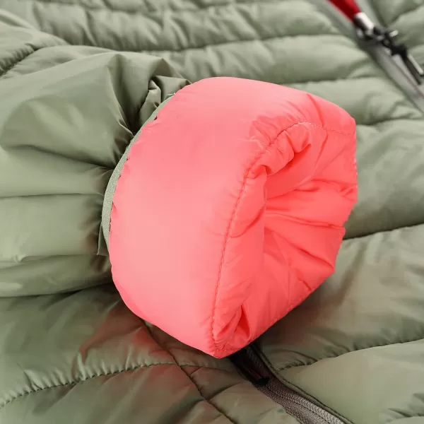 Ženska dvostranska jakna ALPINE PRO EROMA ZELENA 
