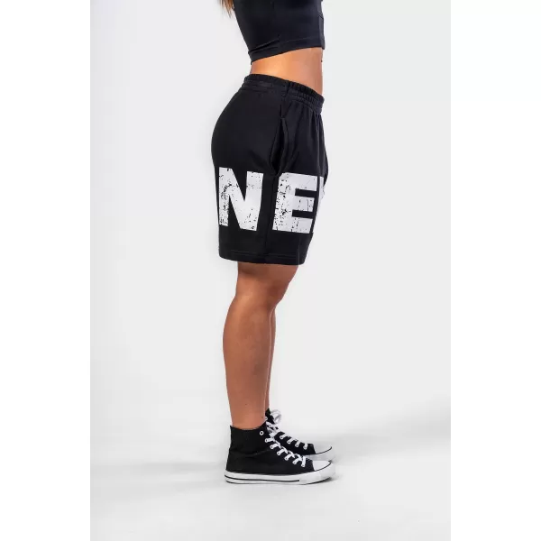  MUSCLE MOMMY 624 ČRNE kratke trenirke Nebbia 6 inch 