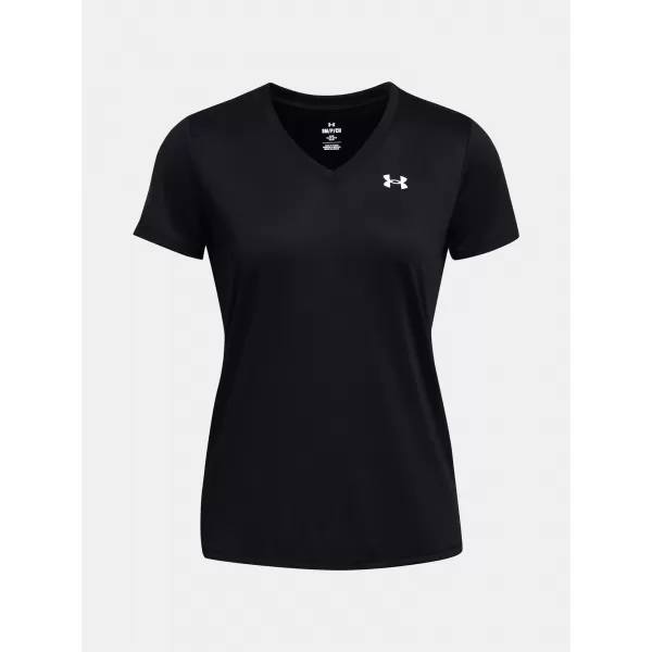  Ženska majica s kratkimi rokavi UNDER ARMOUR TECH SSV- SOLID 1384229-001 ČRNA 