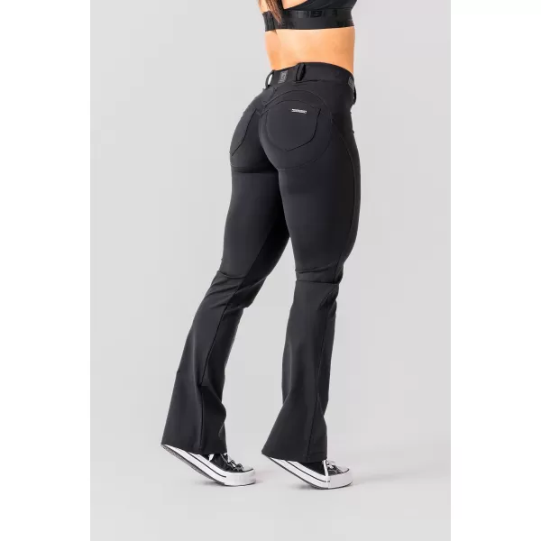  Flared Bubble Butt Leggings 2.0 POWER LIFT 308 ČRNA Nebbia 