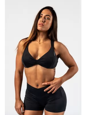 Športni modrček STRONG BEAUTY 424 BLACK Nebbia