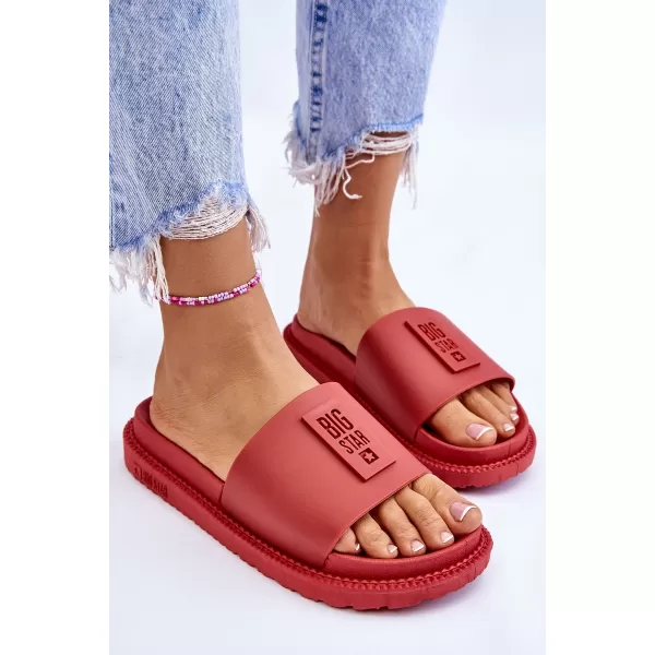  Ženski natikači BIG STAR LL274430 RED Big Star Shoes 