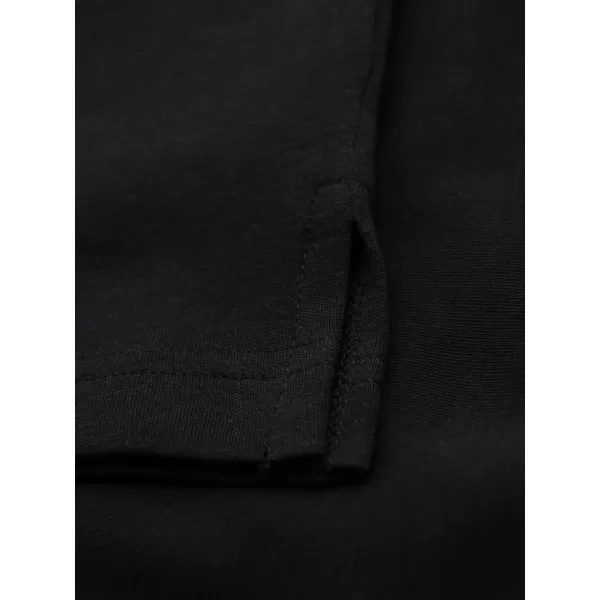  Moška T -majica OMBRE OM-POSS-0148 ČRN 