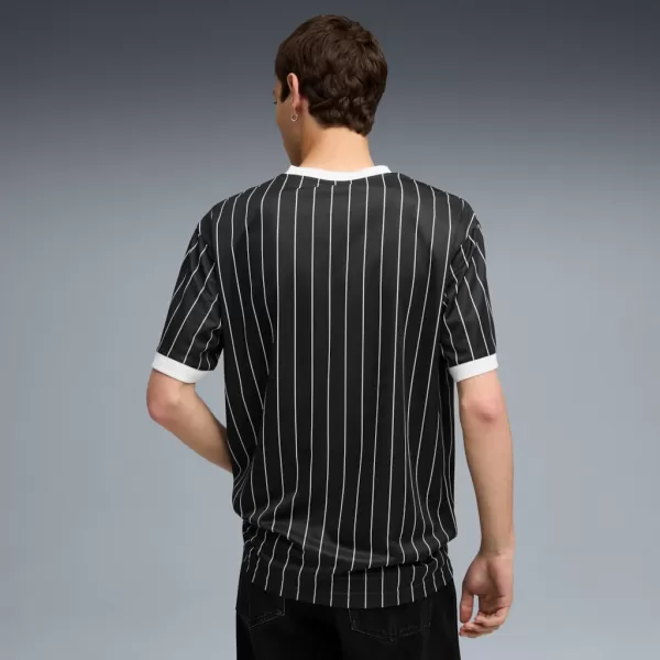  Moški dres PUMA ESS STRIPED JERSEY 688263-01 ČRNA 