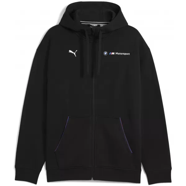  Moška jopica PUMA BMW MMS ESS+ FZ HDED JACKET 630629_01 PUMA ČRNA 
