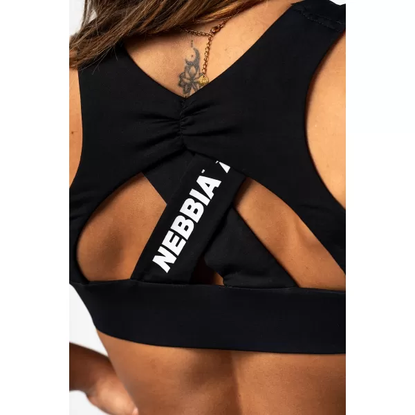  Športni modrček STRONG BEAUTY 424 BLACK Nebbia 