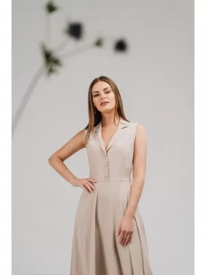 Obleka STYLOVE S409 BEŽ